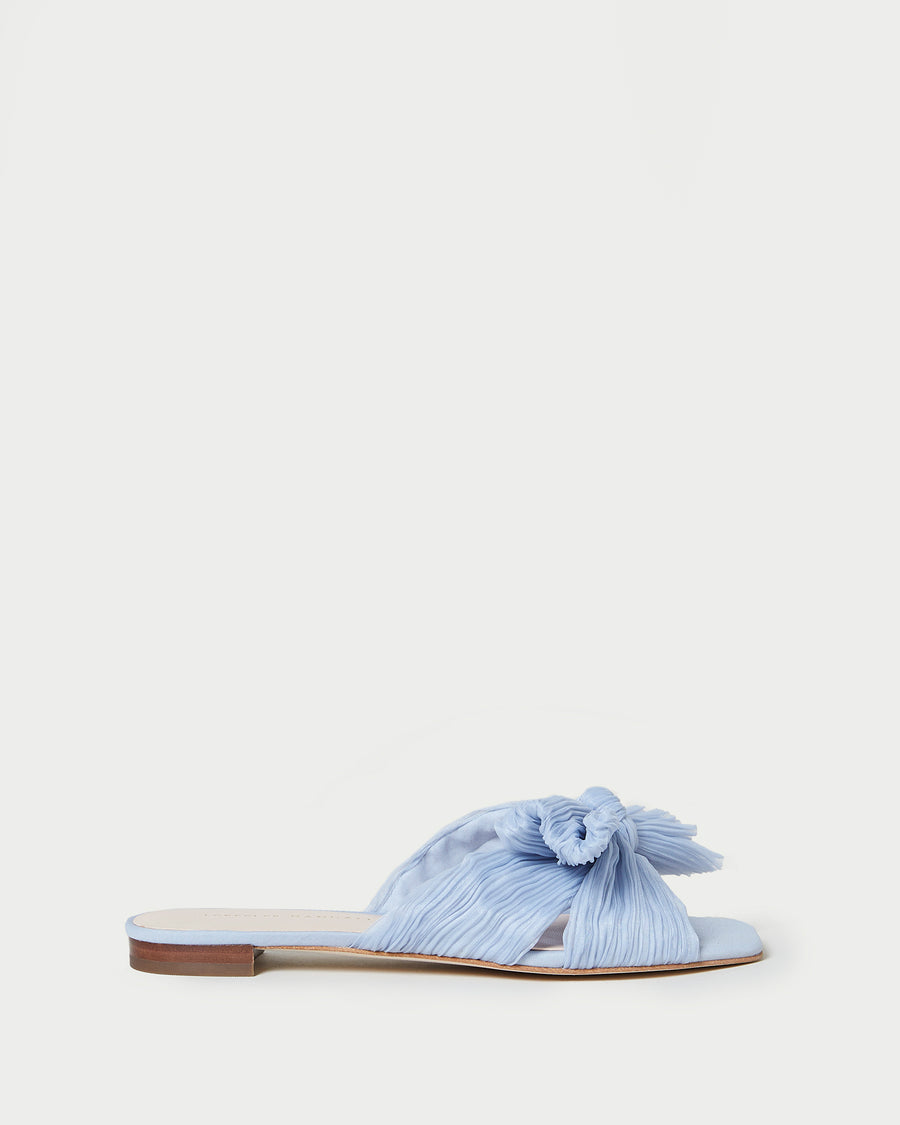 Loeffler Randall | Daphne Blue Slide | Flats and Mules | Footwear