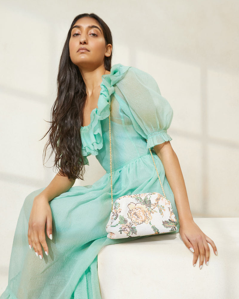 Color: Cream Botanical Floral