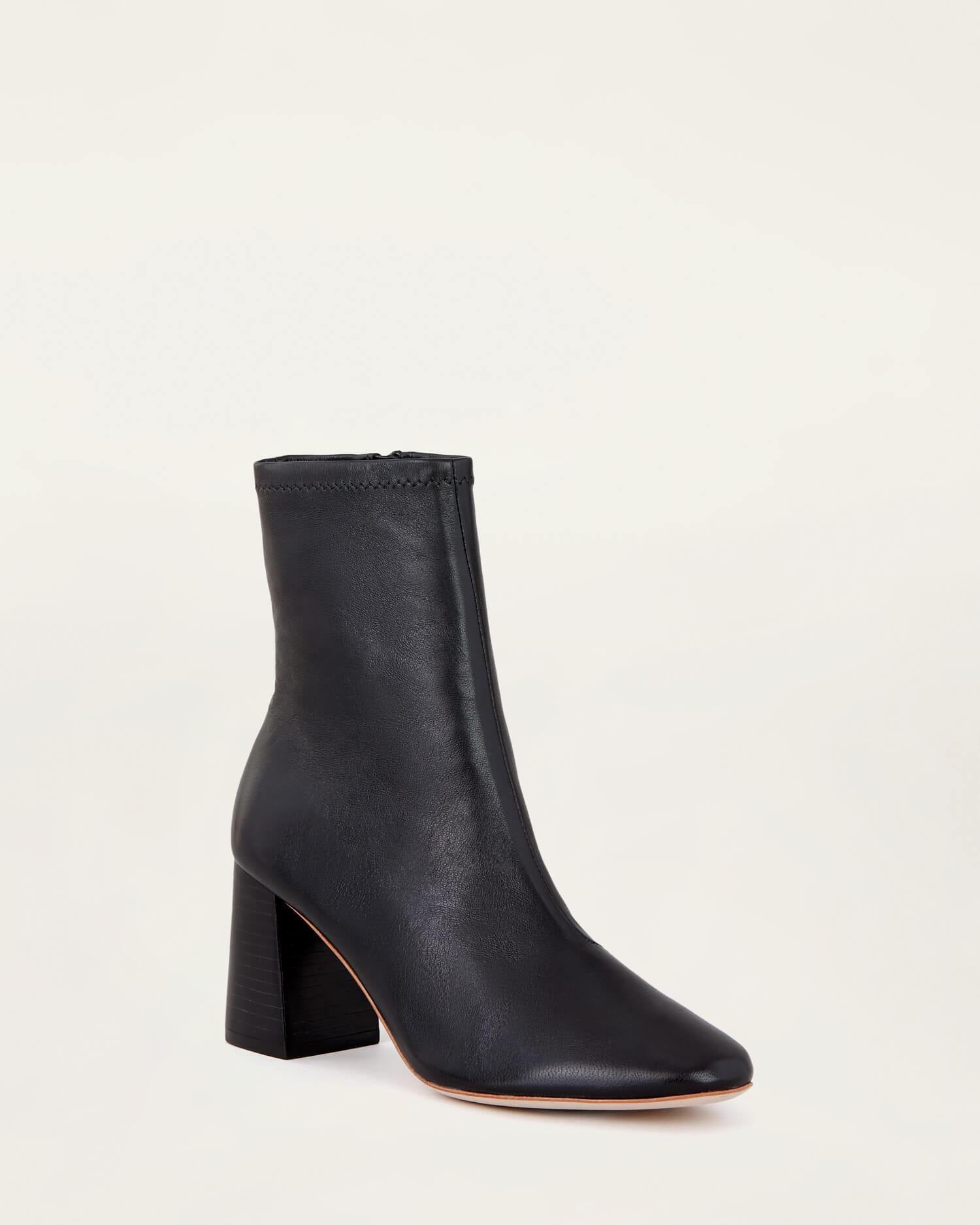 Ophelia Black Ankle Boot
