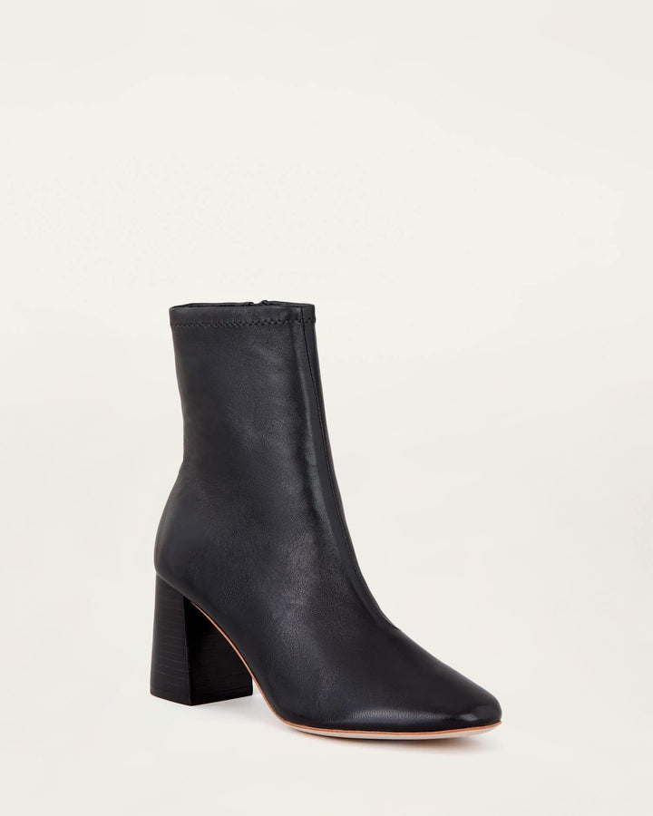 Elise Chocolate Stretch Bootie l Ankle Boots l Footwear