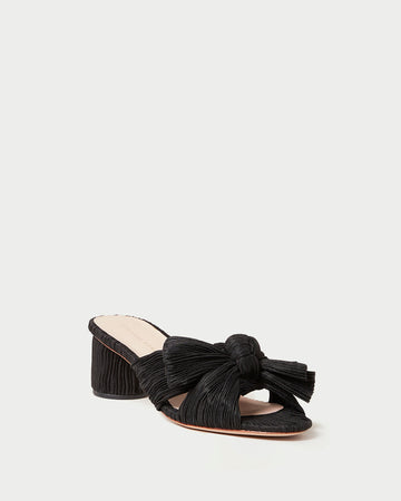 Emilia Pleated Bow Heel