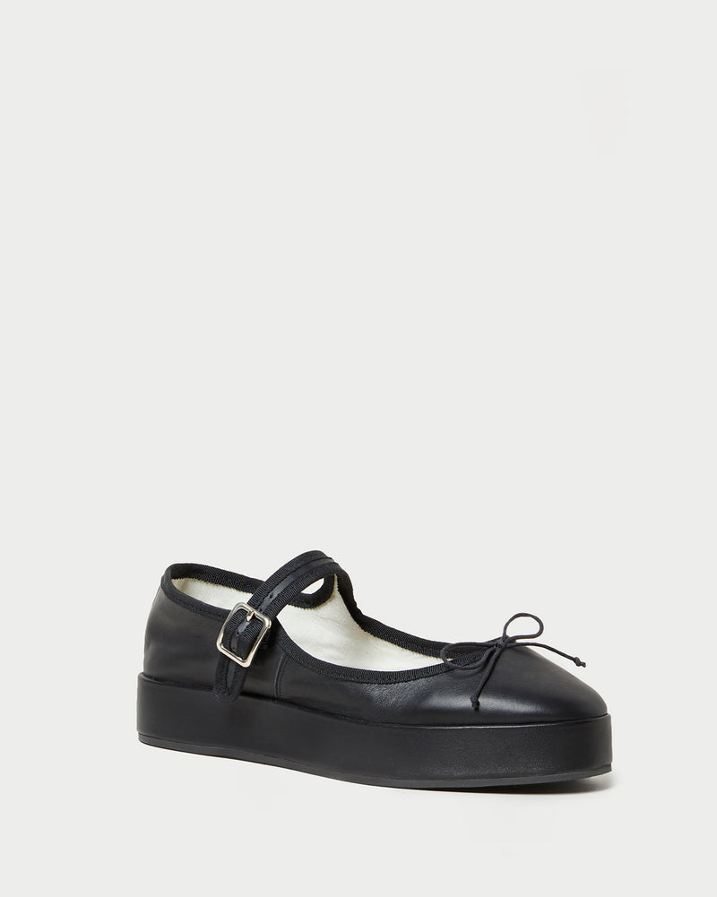 Leah Black Platform Mary Jane