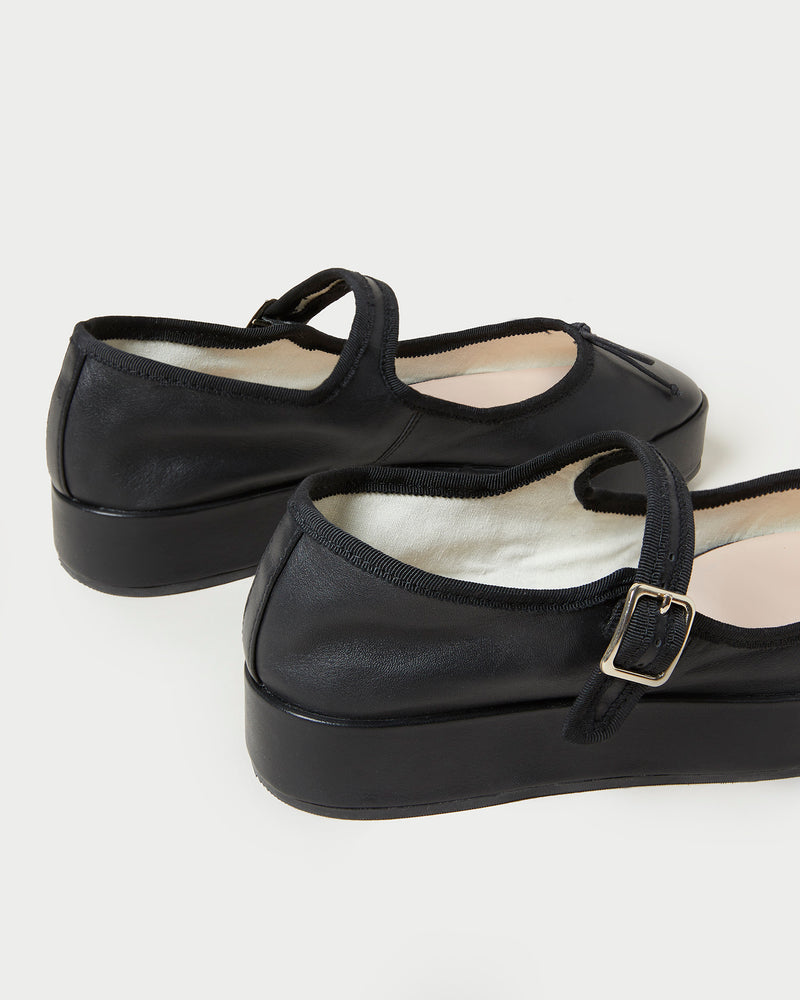 Leah Black Platform Mary Jane