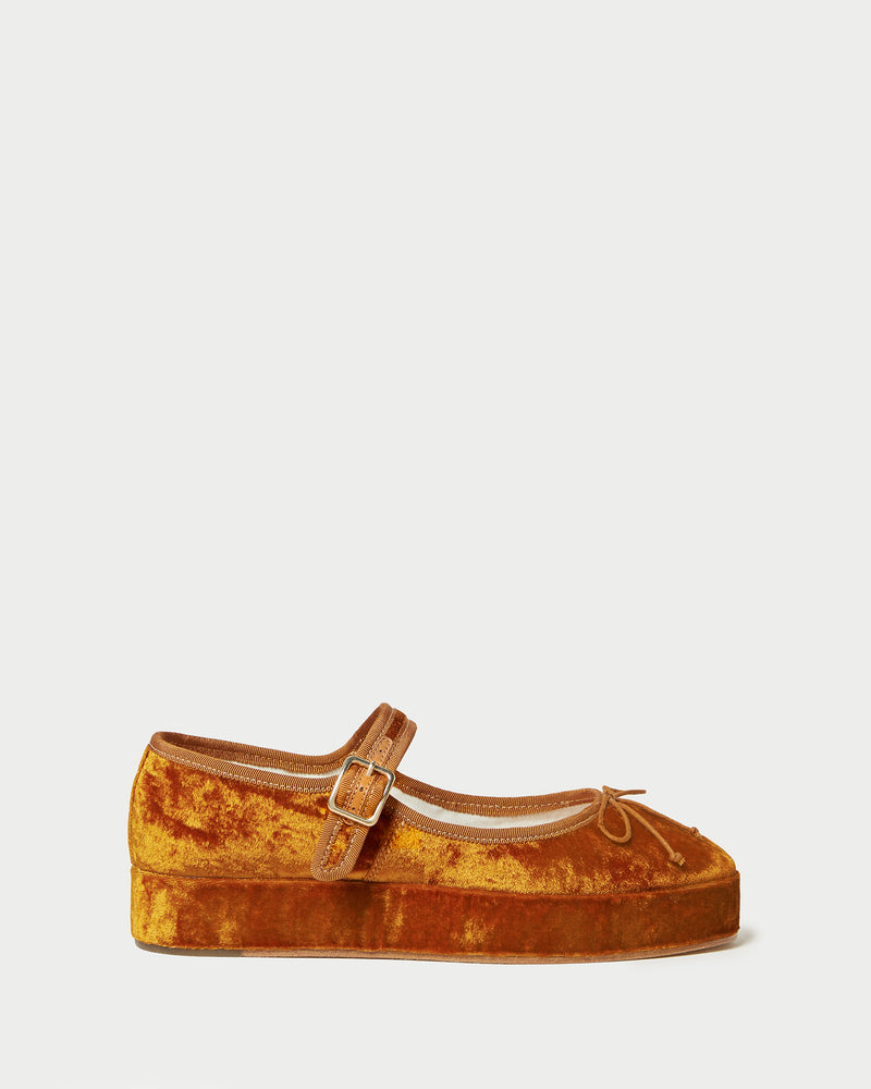 Leah Ochre Platform Mary Jane