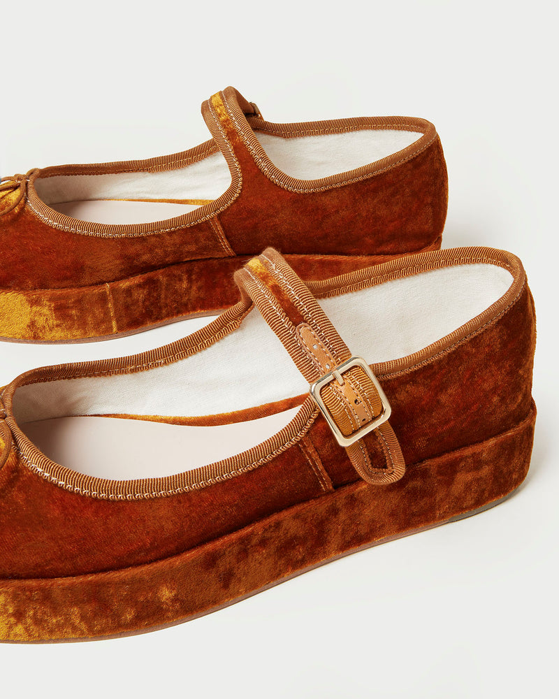 Leah Ochre Platform Mary Jane