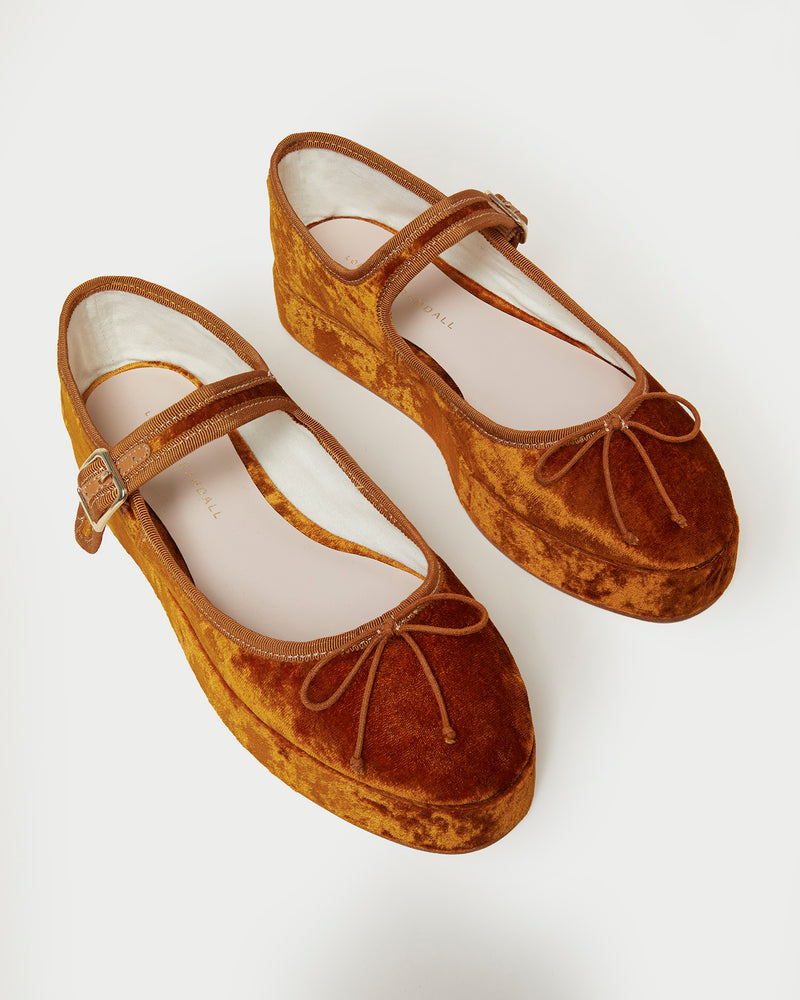 Leah Ochre Platform Mary Jane