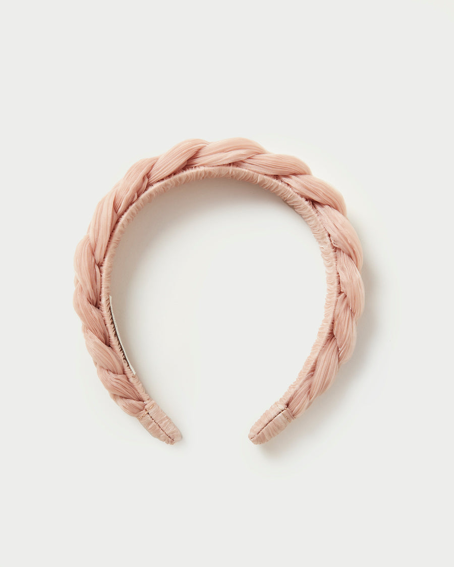 Loeffler Randall | Lilac Pleated Braid Headband Pearl | Hair ...