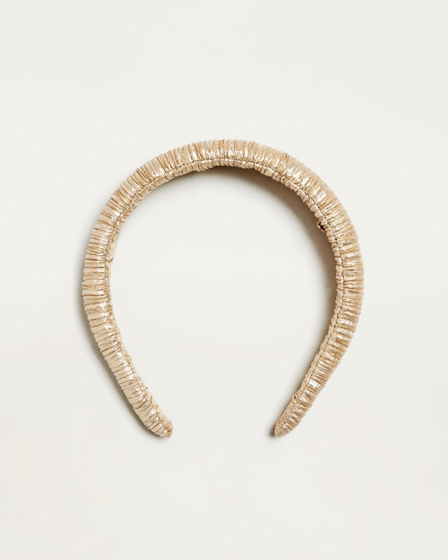 Loeffler Randall | Marina Puffy Headband Gold | Hair Accessories ...