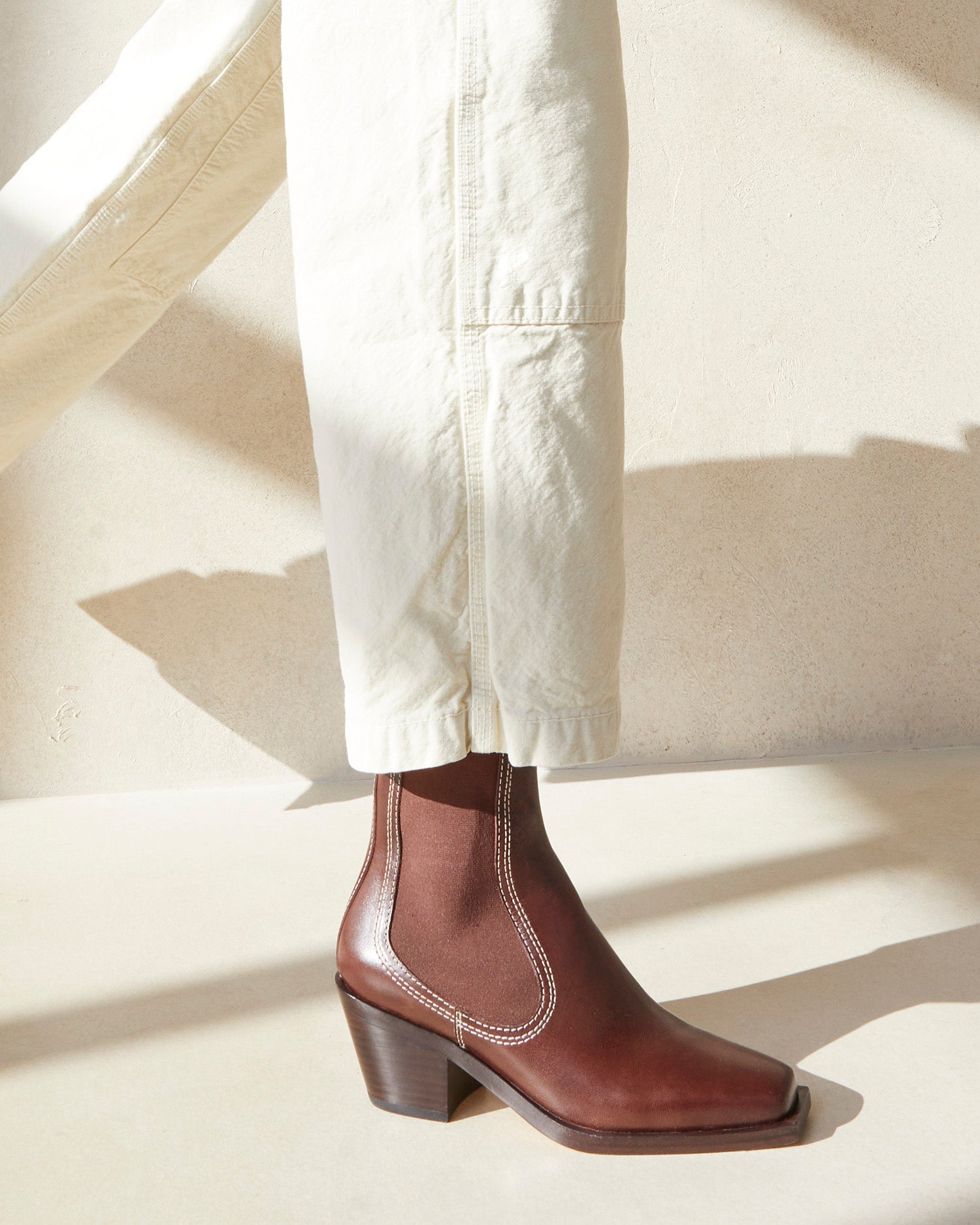 Nat Espresso Mid Western Boot I Ankle Boots I Footwear