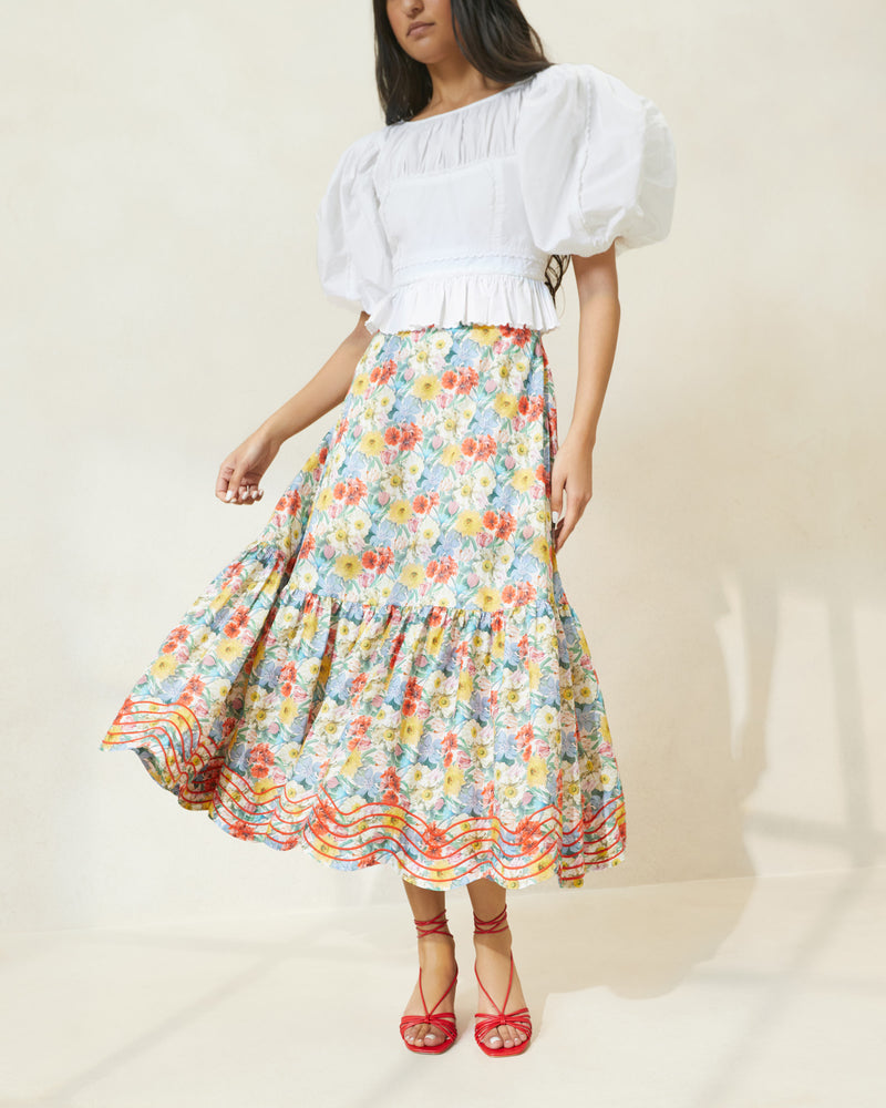 Color Multi Poppy Floral