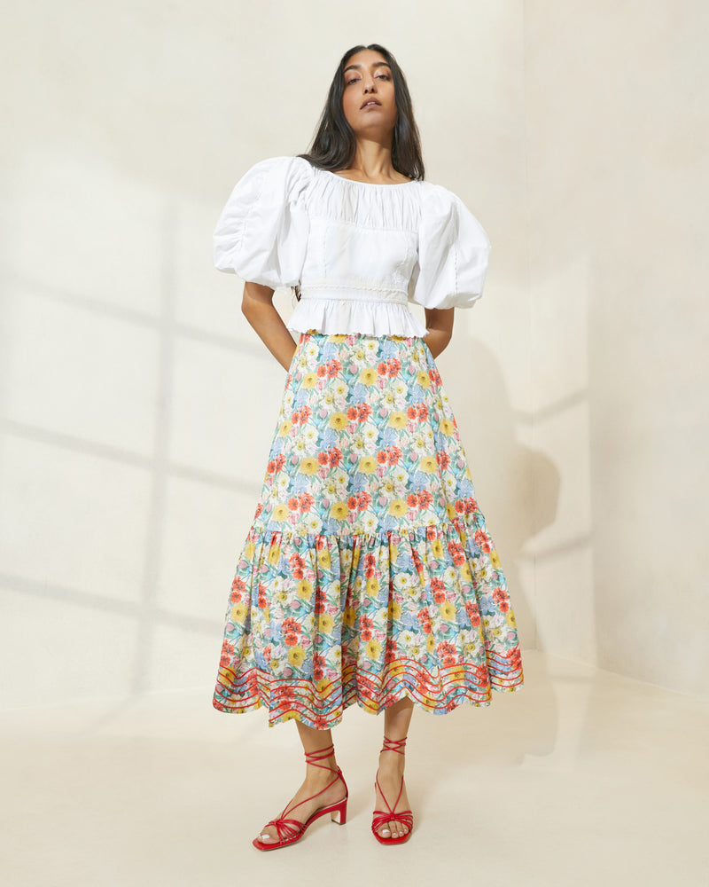 Color Multi Poppy Floral