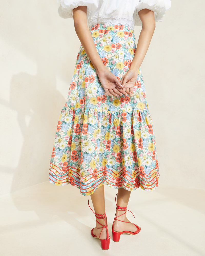 Color Multi Poppy Floral