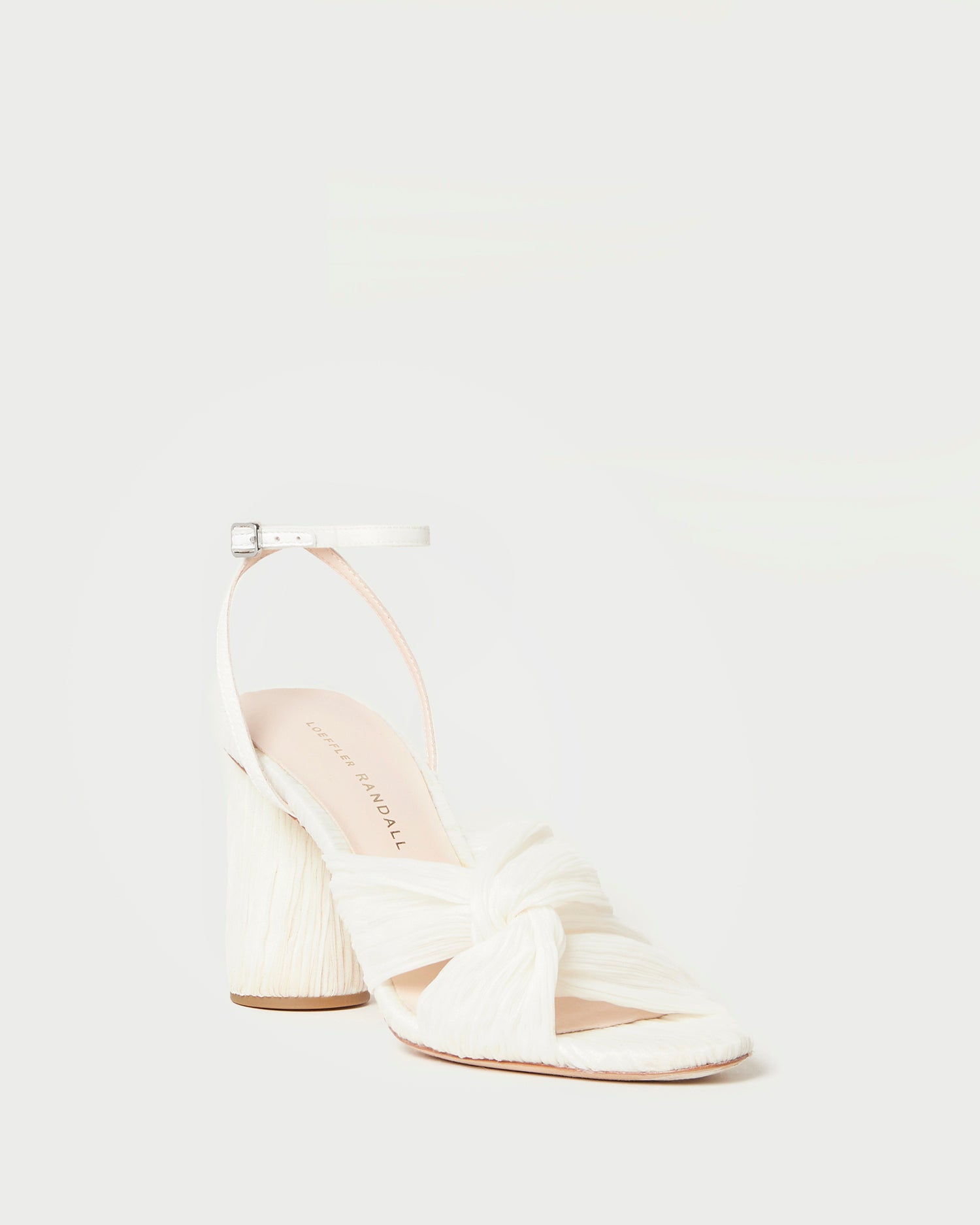 Loeffler Randall | Shop the Reed Pearl Pleated Twist Heel at