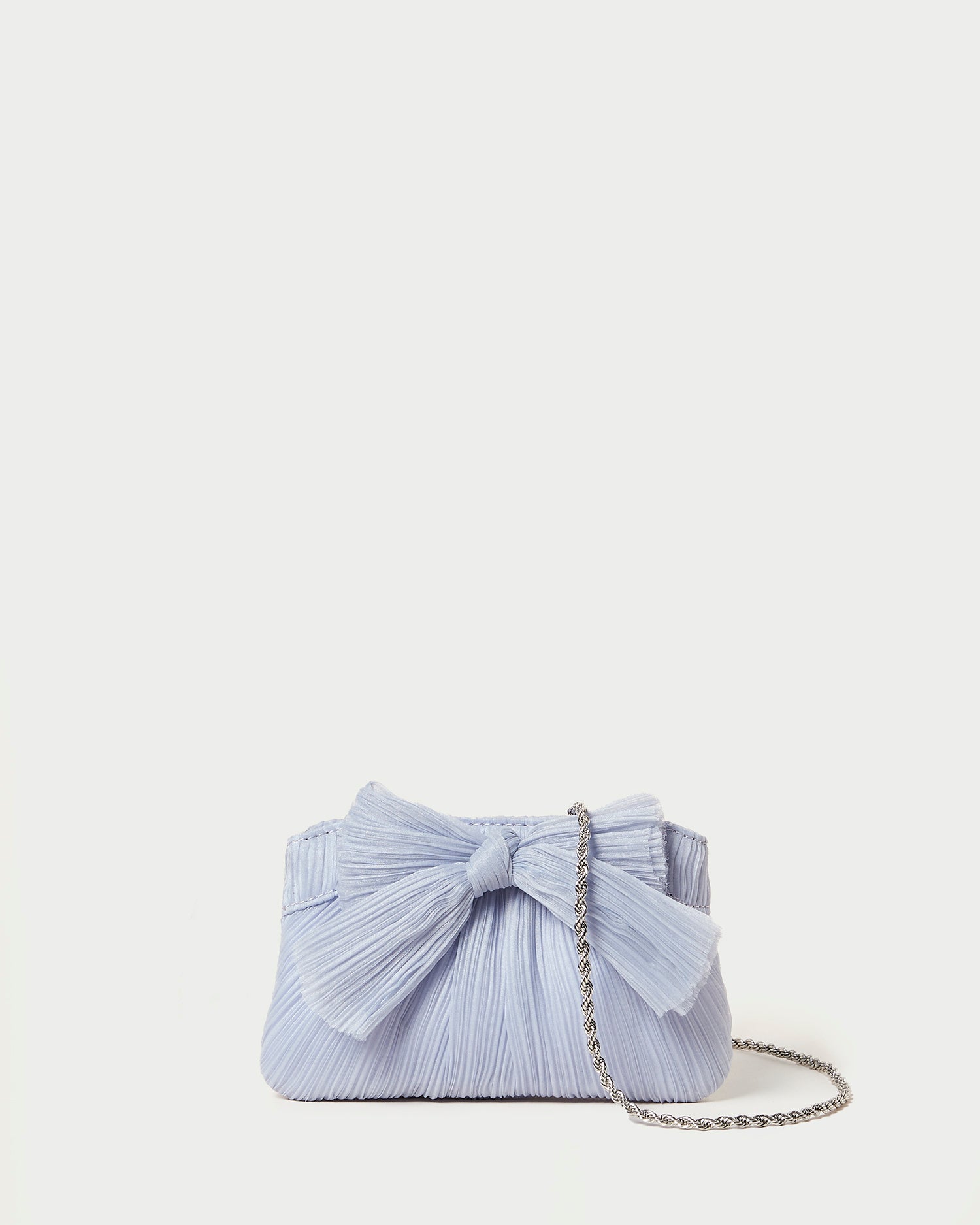 Blue & Beige Bow Bag  Bags, Bow bag, Ostrich leather