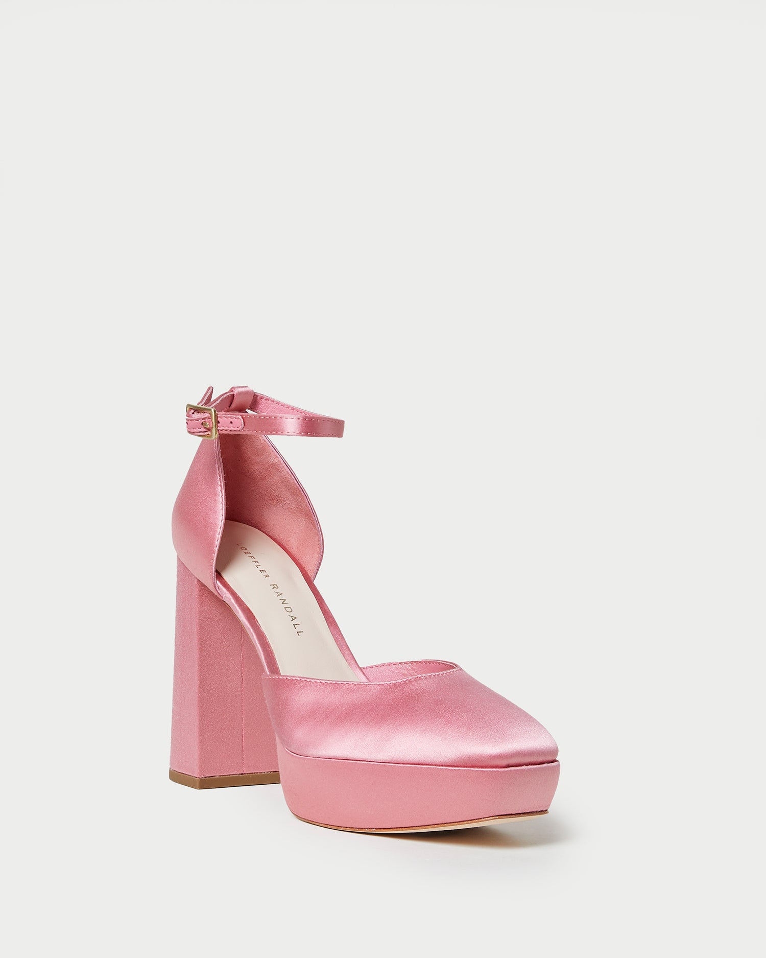 Dafney Pink Glitter Court Heels | XY London
