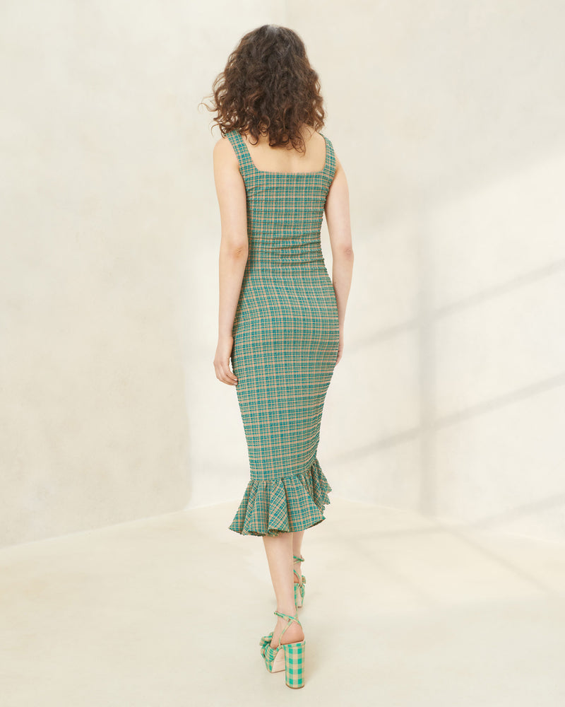 Color: Green/Butterscotch Plaid