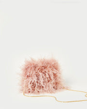 Loeffler Randall | Shop the Zahara Blush Mini Feather Pouchat ...