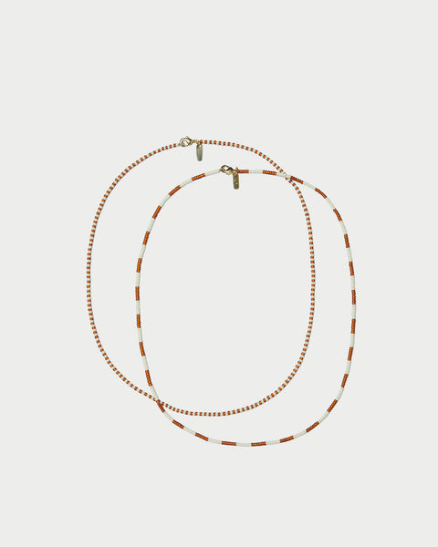 Soo Amber/Cream Necklace Set | Jewelry | Accessories